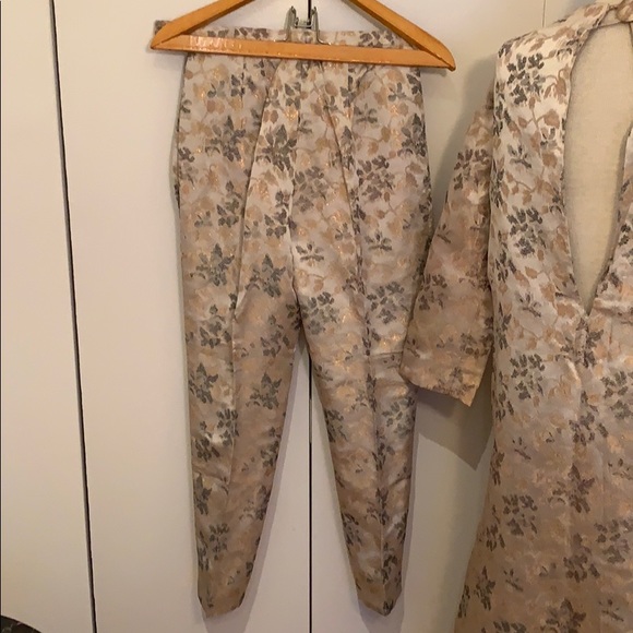 Vintage handmade tailored tunic / pants set - Picture 6 of 7